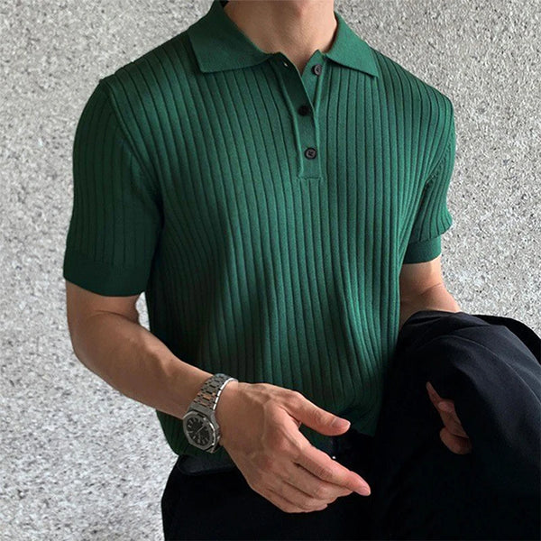 Solid Slim-Fit Breathable Polo